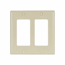 Eaton Cooper Wiring Decorator / GFCI Wallplate, Ivory