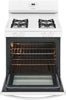 Frigidaire 30 Freestanding Gas Range with 4 Sealed Burners 5 cu. ft. Oven White