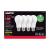 Satco S11454 13A19/LED/827/120V/D/4PK Dimmable Medium Base 230 Deg. Beam Angle