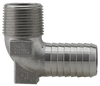 Plumbeeze Stainless Steel Hydrant Fittings MPT x Insert 90° Elbow