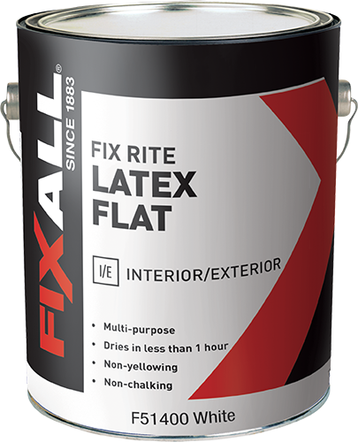 FixAll Fix-Rite Interior/Exterior Latex Paint Flat