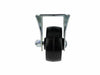 Shepherd Hardware 2-1/2-Inch Rubber Rigid Plate Caster, 100-lb Load Capacity
