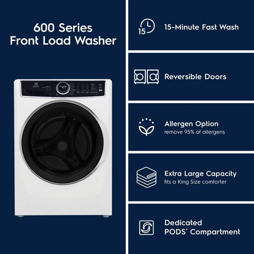 Electrolux 600 Series Front Load Washer with Smartboost® - 4.5 Cu. Ft.