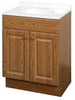 Zenna Home Raised Panel 2 Door Vanity with Top