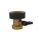 Aqua Plumb One Way Hose Shut-Off Valve, Solid Brass