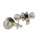 Guard Security Ball Knob Combo-Pack, Single Cylinder, Satin Nickel