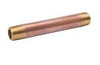 B & K Industries 1/4 Diameter Nipples Schedule 40 Red Brass 1/4 x 1 1/2