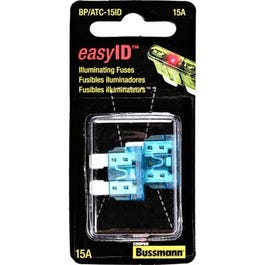 Easy ID Illuminated Blade Auto Fuse, 2-Pk., 15A