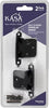 Kasaware KFHO-A-MB2 Selfclose Overlay Hinge, Matte Black - Pack of 2