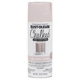 Chalked 1-Coat Spray Paint, Ultra Matte Blush Pink, 12-oz.