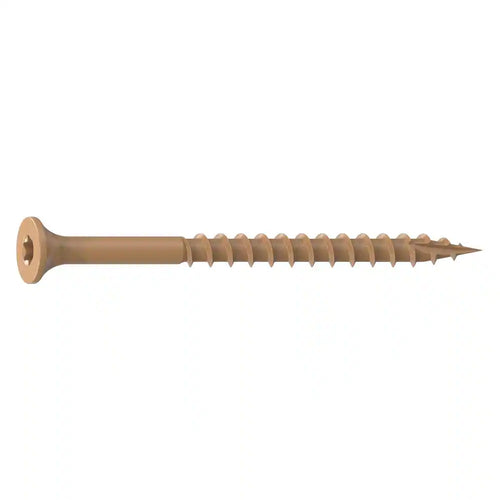 National Nail Buglehead Deck Screw, Star Drive, 3 X #9, Tan, 100CT