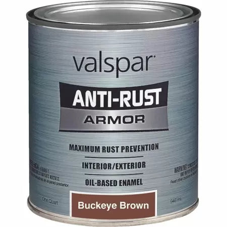 Valspar® Rust Tough® With Anti-Rust Technology™ Brush-On Enamel 1 Quart Brown