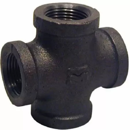 Muellar Black Cross 150# Malleable Iron Threaded Fittings 1