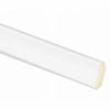 Inteplast Building Products 7/8 in. x 8 ft. L Prefinished White Polystyrene Trim