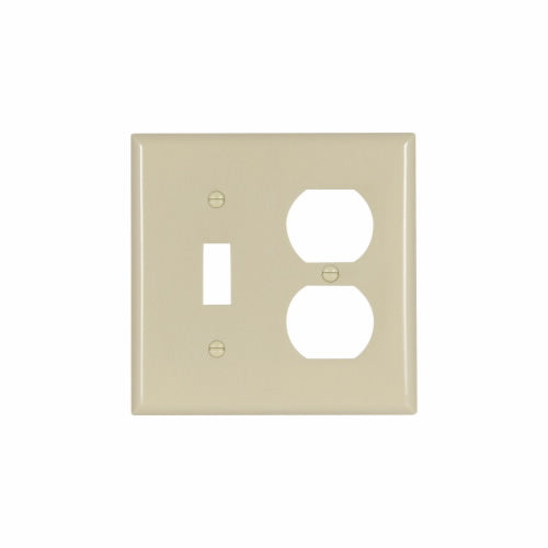 Eaton Cooper Wiring Combination Wallplate, Ivory