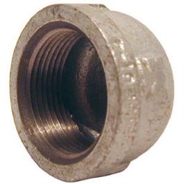 Galvanized Pipe Fitting, Cap, 1/2-In.