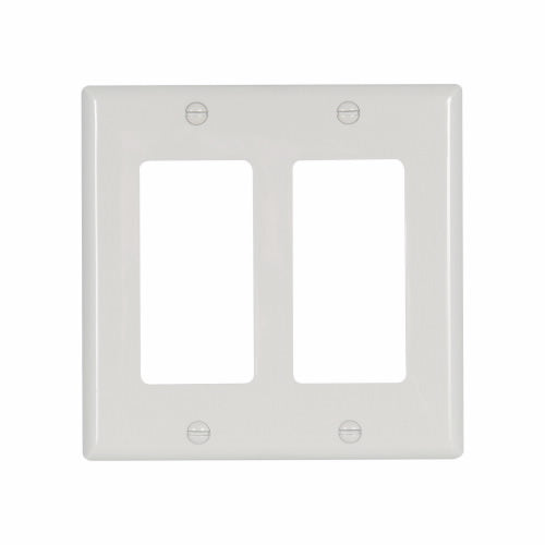 Eaton Cooper Wiring Decorator / GFCI Wallplate, White