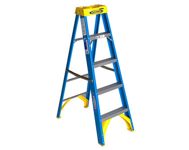 Werner 5ft Type I Fiberglass Step Ladder 6005