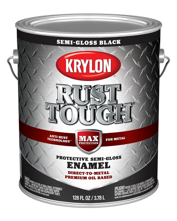 Valspar® Rust Tough® With Anti-Rust Technology™ Brush-On Enamel 1 Quart Black