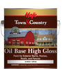 Yenkin Majestic Town & Country Oil Base High Gloss Paint Gloss Black 5 Gallon