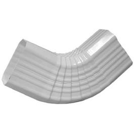 Duraspout Gutter Side Elbow, B-Style, White Vinyl, 2 x 3-In.