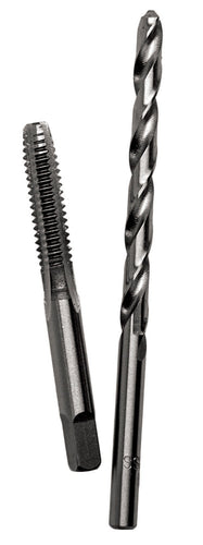 Century Drill And Tool Carbon Steel Plug Tap 5/16-18 And Letter F Drill Bit Combo Pack