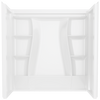 Delta 60X32 Classic 500 Bathtub Wall In High Gloss White