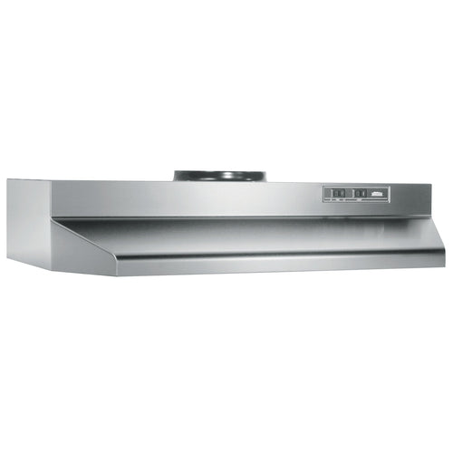 Broan® 30-Inch Under-Cabinet Range Hood, Stainless Steel