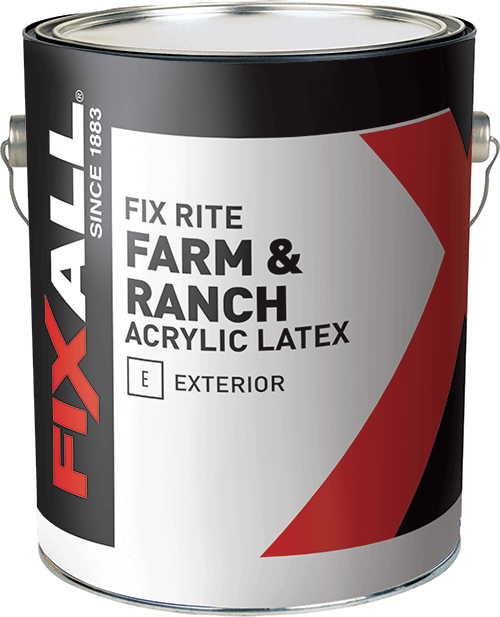 FixAll Fix Rite Farm & Ranch Exterior Latex Paint White - 5 Gallon