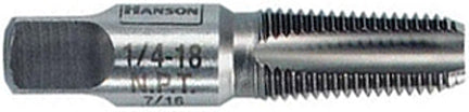 TAP 3/8-18 NPT CARBON PIPE 4FLT