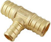 BRASS T 3/4 IN X 3/4 IN X 1/2 IN