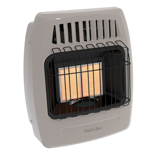 World Marketing Comfort Glow 2 Plaque Propane(LP) Infrared Vent Free Wall Heater