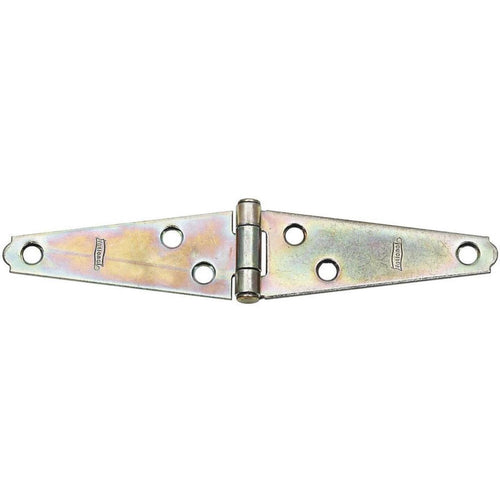 National 3 In. Zinc Light Strap Hinge