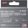 Arrow Heavy-Duty Wide Crown Staple, 1/2 In. (1000-Pack)