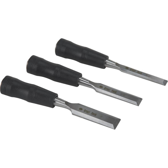 Great Neck Wood Chisel Set (3-Piece)