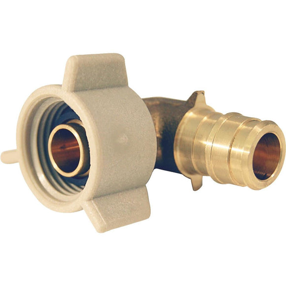 Conbraco 1/2 In. Barb x 1/2 In. FNPT Brass Swivel PEX Elbow, Type A