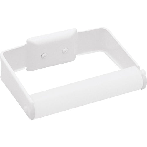 Decko White Wall Mount Toilet Paper Holder