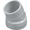 Charlotte Pipe 1-1/2 In. 22-1/2D DWV PVC Street Elbow