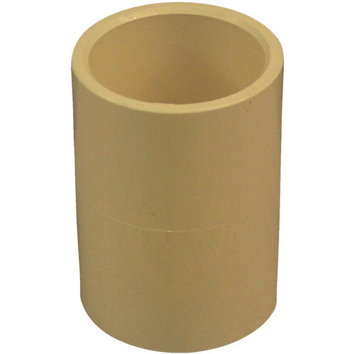 Charlotte Pipe 1 In. Solvent Weldable CPVC Coupling with Stop