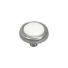 Hardware House 488858 Knob, Nickel/Porcelain 1.25