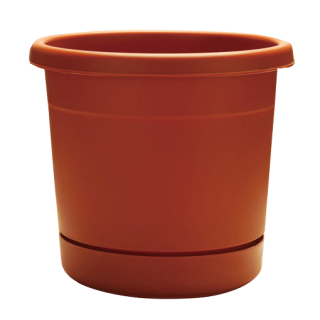 Southern Patio Dynamic Design 6″ Rolled Rim Planter, Terracotta