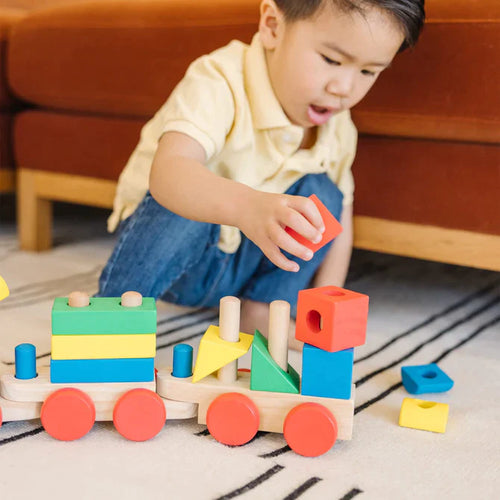 Melissa & Doug Stacking Train Toddler Toy