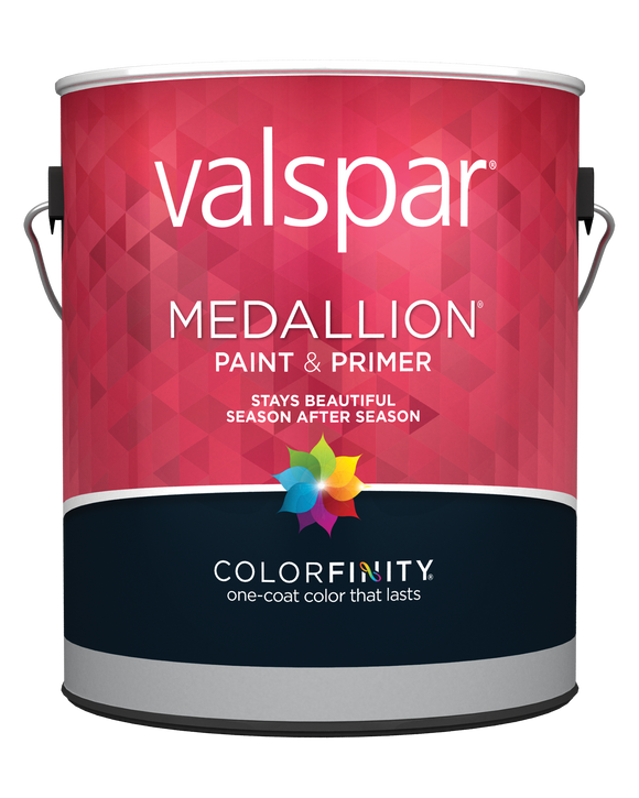 Valspar Medallion® Exterior Paint & Primer 1 Quart Semi Gloss White