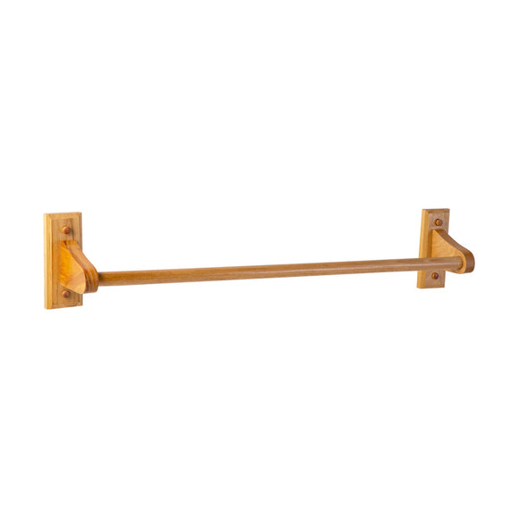 Design House Dalton 24-Inch Towel Bar in Honey Oak