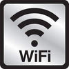 Hy-Ko WIFI Symbol Sign, Plastic - 4.5 x 4.5 in.