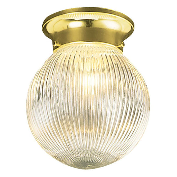 Design House Millbridge Ceiling Light in Polished Brass 7-Inch by 6-Inch